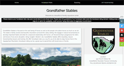 Desktop Screenshot of grandfatherstables.com